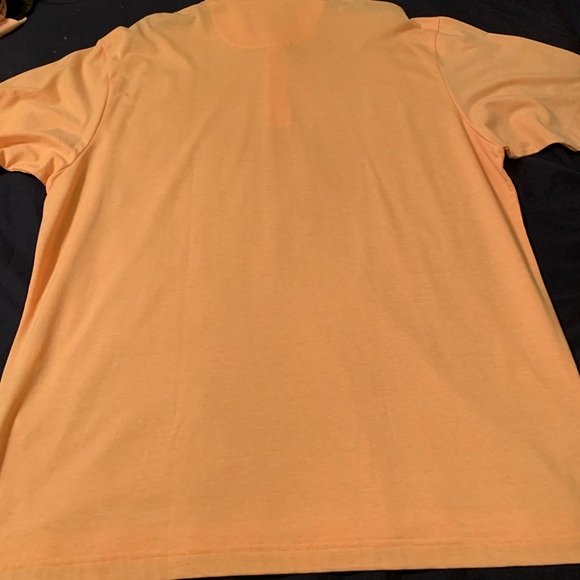 NEW Daniel Cremieux Signature Collection short sleeve polo shirt in Bright Coral - Picture 5 of 6